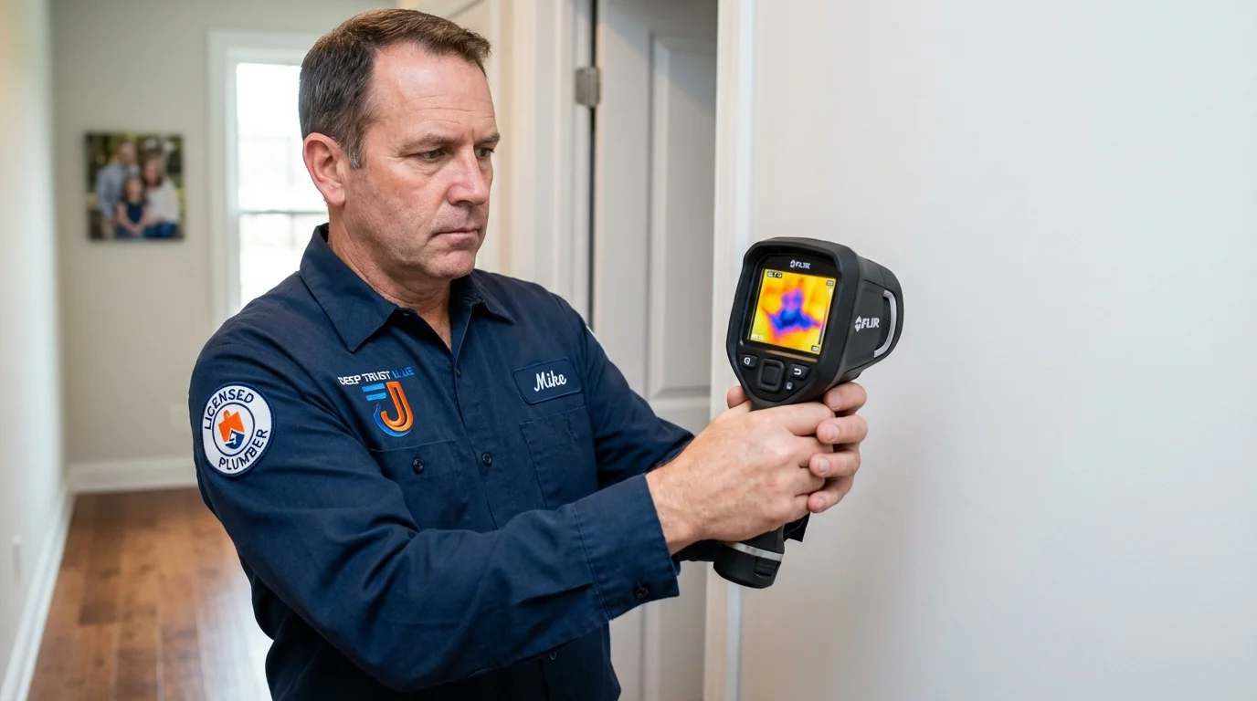 Thermal imaging leak detection by Johns Plumbing LLC in New Brockton